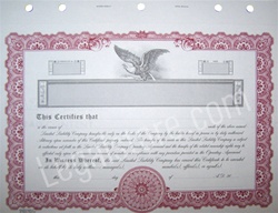 Goes® Corporate Stock Certificates KG9LLC