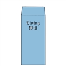 Blue Vellum Legal Documents Envelopes