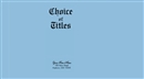 Legal Size 8.5x15.5 Blue Wove Cover, Choice of Titles, Customized