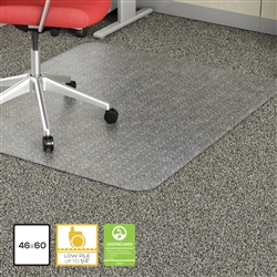 Lorell Rectangular Low-pile Economy Chairmat