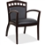 Lorell Crowning Accent Guest Chair- Espresso