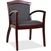 Lorell Arched Arms Wood Guest Chair - Mahogany