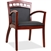 Lorell Crowning Accent Wood Guest Chair- Cherry