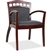 Lorell Crowning Accent Wood Guest Chair- Mahogany