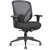 Lorell Self-tilt Mid-back Chair - Black