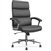 Lorell Leather High-back Chair - Black
