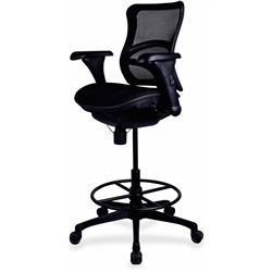 Lorell Mesh Back Stool
