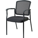 Lorell Breathable Mesh Guest Chair - Black