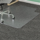 Lorell PlushMat Wide Lip Chairmat