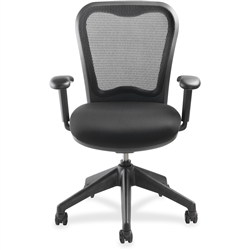 Lorell Mesh-back Task Chair with Swivel Tilt