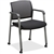Lorell Mesh Back Guest Chairs with Casters - Black