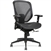 Lorell Mesh Seat/Back Mid-back Chair - Black