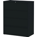 Lorell Receding Lateral File with Roll Out Shelves