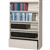 Lorell Receding Lateral File with Roll Out Shelves