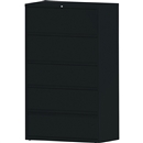 Lorell Receding Lateral File with Roll Out Shelves