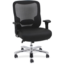 Lorell Big & Tall Mid-back Leather Task Chair