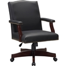 Lorell Traditional Executive Bonded Leather Chair