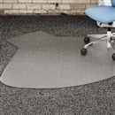 Lorell L-Workstation Medium-pile Chairmat