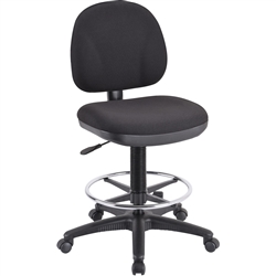 Lorell Pneumatic Adjustable Multi-task Stool - Color Options