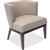 Lorell Linen Fabric Accent Chair - Color Options