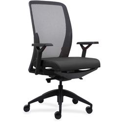 Lorell Executive Mesh Back/Fabric Seat Task Chair - Color Options