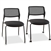 Lorell Armless Stackable Guest Chairs