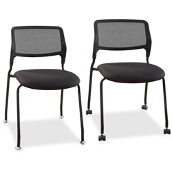 Lorell Armless Stackable Guest Chairs