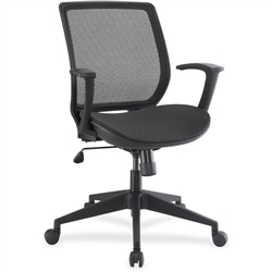 Lorell Mesh/Mesh Executive Mid-back Chair