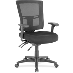 Lorell Swivel Mid-Back Mesh Chair