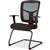 Lorell ErgoMesh Series Mesh Side Arm Guest Chair