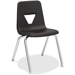 Lorell 18" Seat-height Stacking Student Chair - Color Options