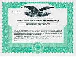 Stock Certificates for Membership & Non-Profit Organizations
