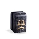 Marble Bookends with Legal Scale Logo