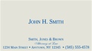 Classic Linen or Laid Thermographed Business Cards