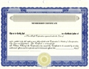 Stock Certificates for Membership & Non-Profit Organizations