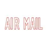 Stock Stamp AIR MAIL