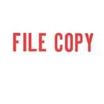 Stock Stamp FILE COPY