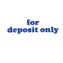 Stock Stamp FOR DEPOSIT ONLY