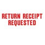 Stock Stamp RETURN RECEIPT REQUESTED