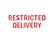 Stock Stamp RESTRICTED DELIVERY
