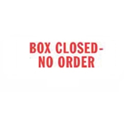 Stock StampBOX CLOSED-NO ORDER