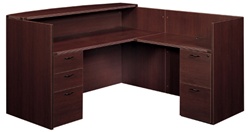 Amber Collection Reception Desk AM-399N by Cherryman