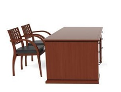 Cherryman Industries Model EM-403N Executive Desk