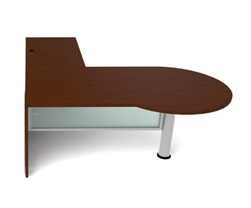 Jade Series JA-170 P Shaped L Desk by Cherryman