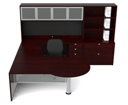 Jade Series JA-177 Executive Office Workstation by Cherryman