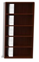 Ruby 5 Shelf Bookcase R829 by Cherryman