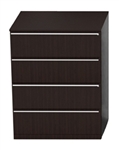Verde 4 Drawer Contemporary File Cabinet V927L by Cherryman