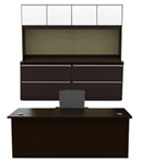 Verde Executive Desk and Credenza Set VL-703N by Cherryman