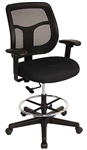 Eurotech Seating DFT9800 Apollo Mesh Drafting Chair