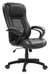 Pembroke LE521 Black Leather Executive Chair by Eurotech